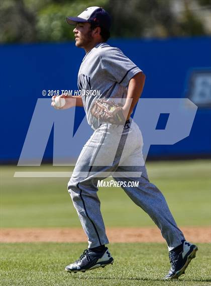 Thumbnail 2 in Fillmore vs Trinity Classical Academy (CIF-SS D7 Final) photogallery.