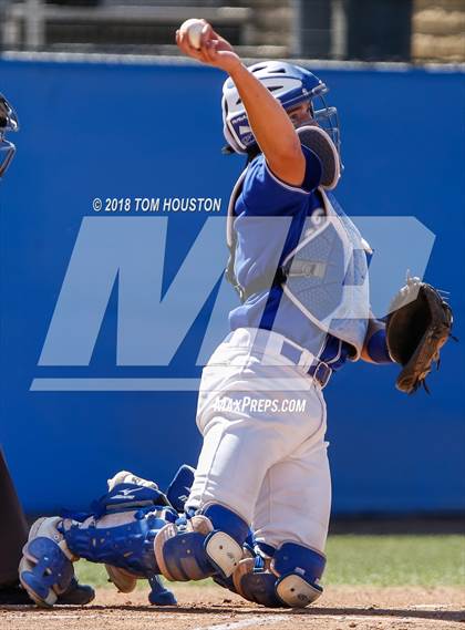 Thumbnail 2 in Fillmore vs Trinity Classical Academy (CIF-SS D7 Final) photogallery.