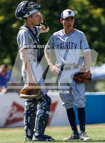 Thumbnail 2 in Fillmore vs Trinity Classical Academy (CIF-SS D7 Final) photogallery.