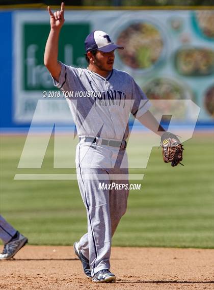 Thumbnail 3 in Fillmore vs Trinity Classical Academy (CIF-SS D7 Final) photogallery.