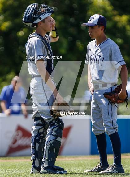 Thumbnail 3 in Fillmore vs Trinity Classical Academy (CIF-SS D7 Final) photogallery.
