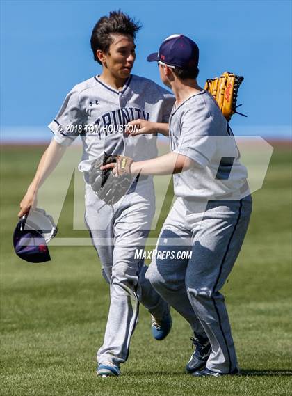 Thumbnail 2 in Fillmore vs Trinity Classical Academy (CIF-SS D7 Final) photogallery.