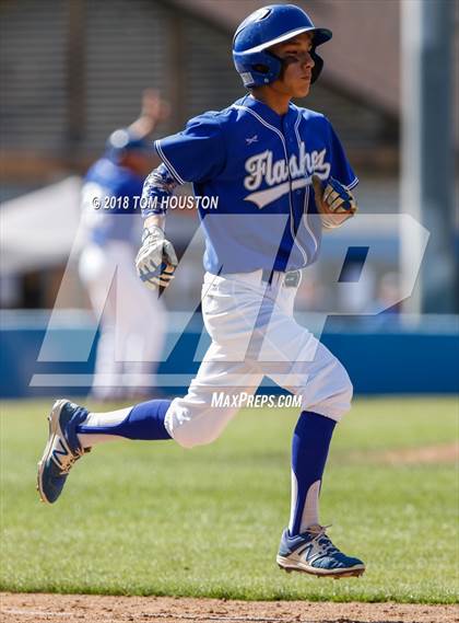 Thumbnail 2 in Fillmore vs Trinity Classical Academy (CIF-SS D7 Final) photogallery.