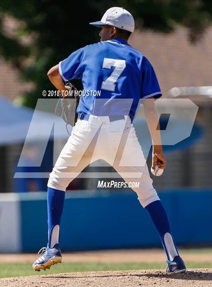 Thumbnail 3 in Fillmore vs Trinity Classical Academy (CIF-SS D7 Final) photogallery.
