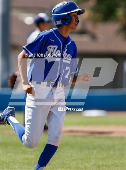 Thumbnail 1 in Fillmore vs Trinity Classical Academy (CIF-SS D7 Final) photogallery.