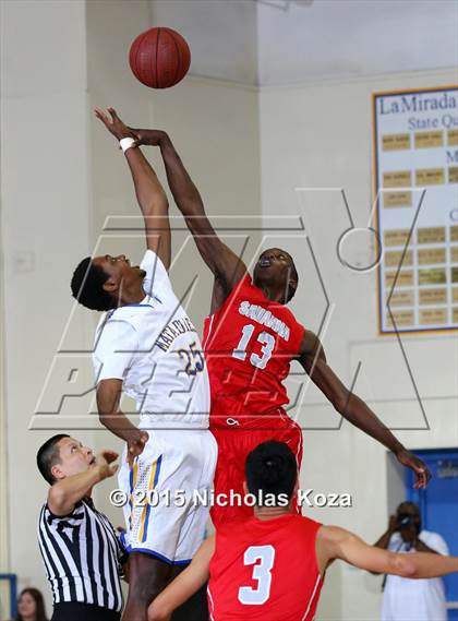 Thumbnail 1 in Savanna vs. La Mirada (CIF SS Playoff) photogallery.