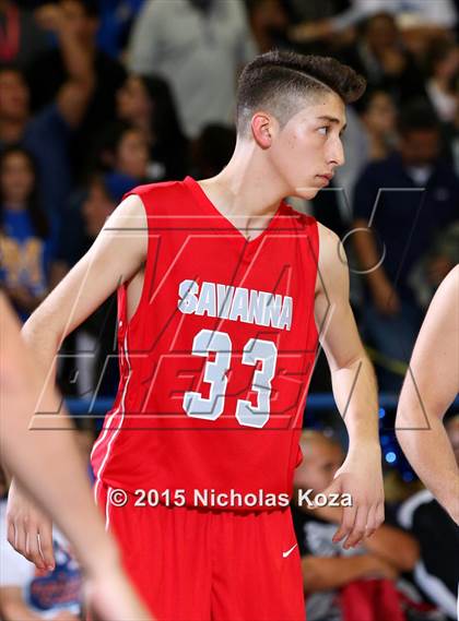 Thumbnail 1 in Savanna vs. La Mirada (CIF SS Playoff) photogallery.