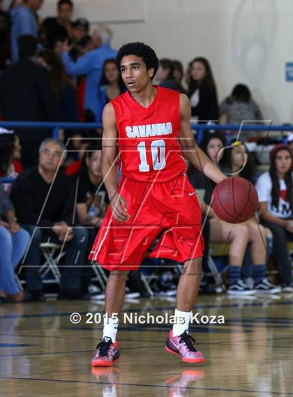 Thumbnail 2 in Savanna vs. La Mirada (CIF SS Playoff) photogallery.