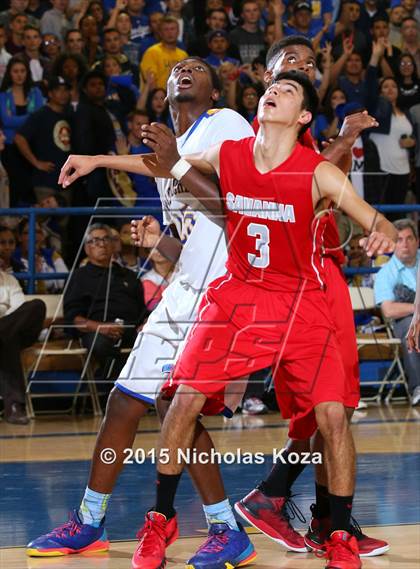 Thumbnail 2 in Savanna vs. La Mirada (CIF SS Playoff) photogallery.
