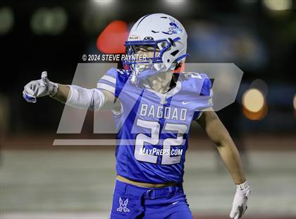 Thumbnail 2 in  Bagdad vs Mogollon (AIA 1A Semifinal) photogallery.