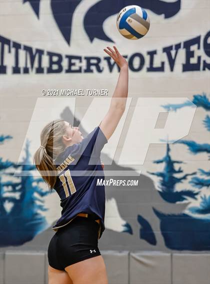 Thumbnail 2 in Timberlake vs Fruitland (3A State Tournament) photogallery.