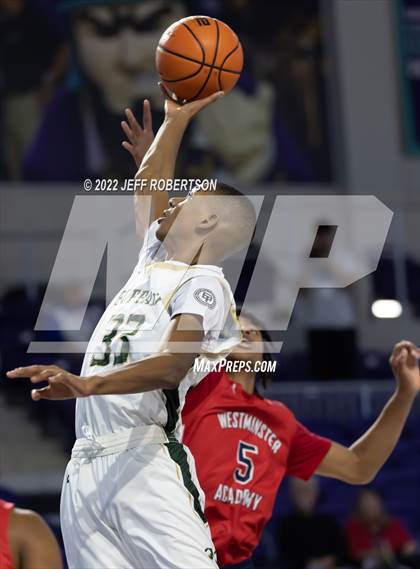 Thumbnail 2 in Westminster Academy vs The Villages Charter (City of Palms Classic) photogallery.