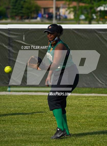 Thumbnail 3 in Indianapolis Crispus Attucks vs. Indianapolis Cardinal Ritter (IHSAA Sectional First Round) photogallery.