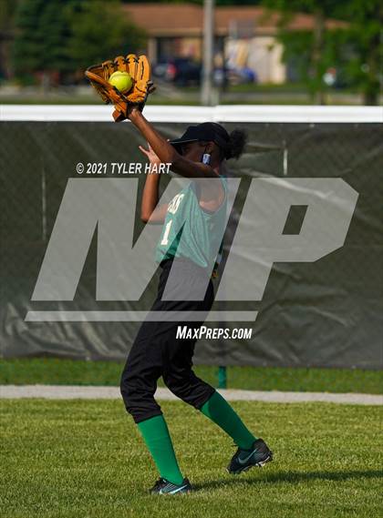 Thumbnail 1 in Indianapolis Crispus Attucks vs. Indianapolis Cardinal Ritter (IHSAA Sectional First Round) photogallery.