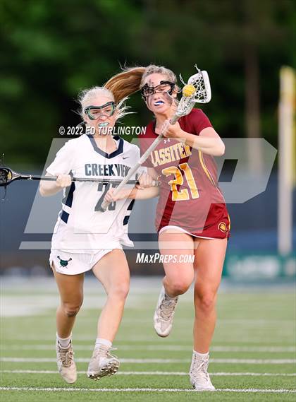 Thumbnail 3 in Lassiter @ Creekview (GHSA 6A/7A Semi-Final) photogallery.