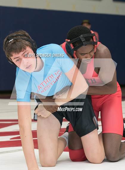 Thumbnail 3 in Charlotte Catholic Wrestling Tournament photogallery.