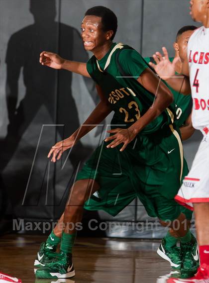 Thumbnail 1 in Langham Creek vs. DeSoto (McDonald's Texas Invitational) photogallery.