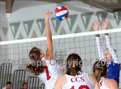 Thumbnail 2 in Champion Christian vs. Fall River (CIF NS D6 Final) photogallery.