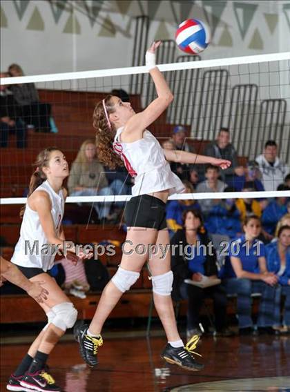Thumbnail 3 in Champion Christian vs. Fall River (CIF NS D6 Final) photogallery.