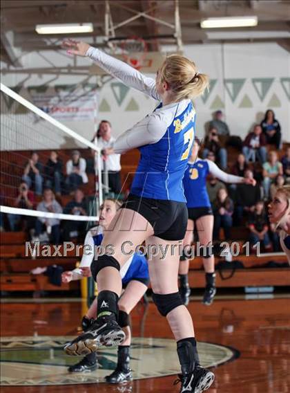 Thumbnail 2 in Champion Christian vs. Fall River (CIF NS D6 Final) photogallery.
