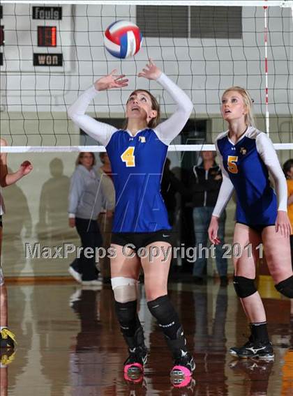 Thumbnail 1 in Champion Christian vs. Fall River (CIF NS D6 Final) photogallery.
