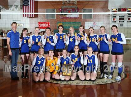 Thumbnail 2 in Champion Christian vs. Fall River (CIF NS D6 Final) photogallery.