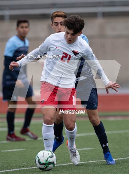 Thumbnail 2 in Bellarmine College Prep vs Rockwall-Heath (North Texas Elite Showcase) photogallery.