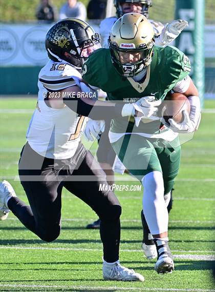 Thumbnail 3 in Bishop Hendricken vs. North Kingstown (RIIL State Championship Final) photogallery.