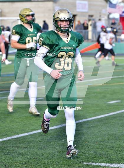 Thumbnail 3 in Bishop Hendricken vs. North Kingstown (RIIL State Championship Final) photogallery.