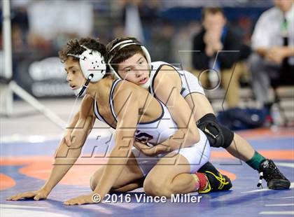 Thumbnail 1 in WIAA 3A 106 LB Championship photogallery.