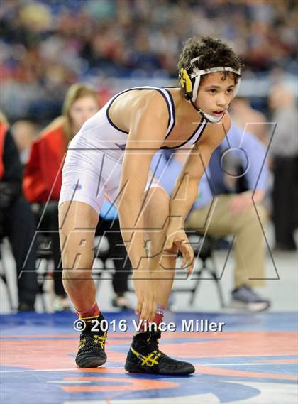 Thumbnail 1 in WIAA 3A 106 LB Championship photogallery.