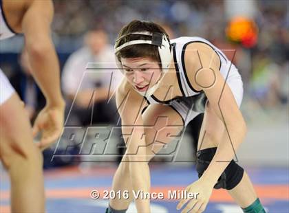 Thumbnail 3 in WIAA 3A 106 LB Championship photogallery.
