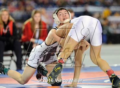 Thumbnail 1 in WIAA 3A 106 LB Championship photogallery.