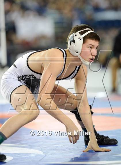 Thumbnail 1 in WIAA 3A 106 LB Championship photogallery.