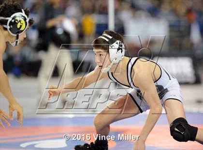 Thumbnail 1 in WIAA 3A 106 LB Championship photogallery.