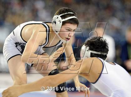 Thumbnail 1 in WIAA 3A 106 LB Championship photogallery.