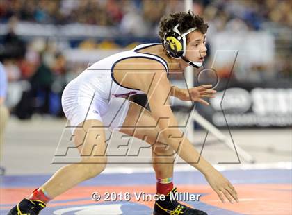 Thumbnail 3 in WIAA 3A 106 LB Championship photogallery.