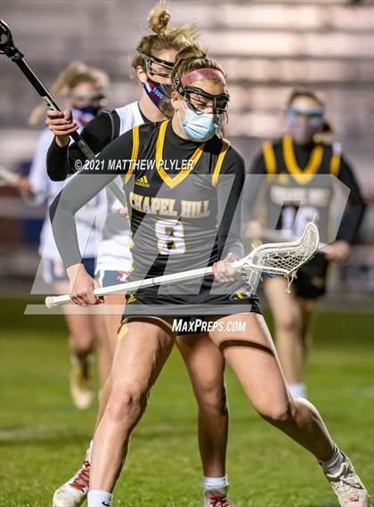 Thumbnail 3 in Chapel Hill vs Terry Sanford (NCHSAA Women's Lacrosse Playoffs - First Round) photogallery.