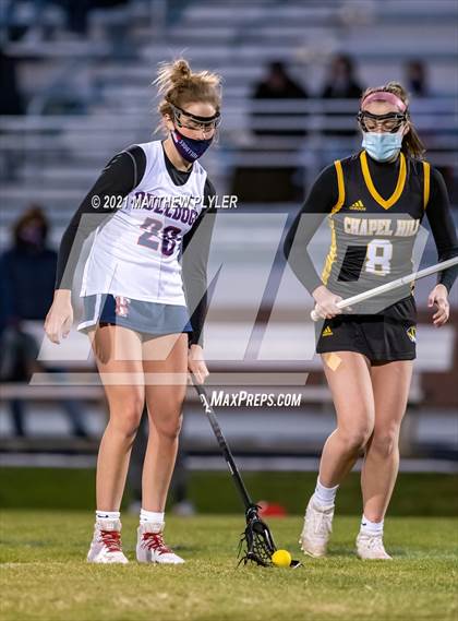 Thumbnail 2 in Chapel Hill vs Terry Sanford (NCHSAA Women's Lacrosse Playoffs - First Round) photogallery.