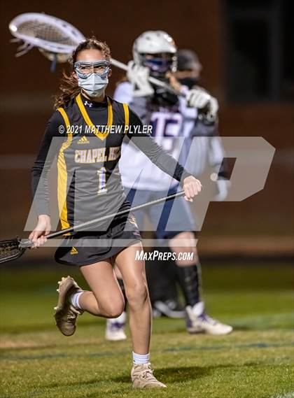 Thumbnail 1 in Chapel Hill vs Terry Sanford (NCHSAA Women's Lacrosse Playoffs - First Round) photogallery.