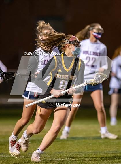 Thumbnail 2 in Chapel Hill vs Terry Sanford (NCHSAA Women's Lacrosse Playoffs - First Round) photogallery.