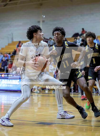 Thumbnail 3 in St. Anthony's vs. Southampton (New York Holiday Invitational) photogallery.