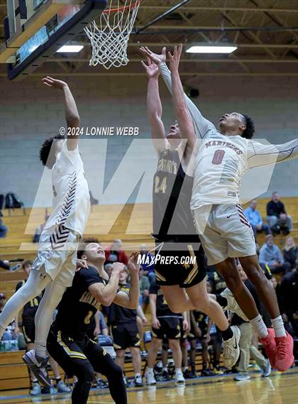 Thumbnail 2 in St. Anthony's vs. Southampton (New York Holiday Invitational) photogallery.