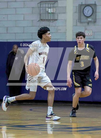 Thumbnail 1 in St. Anthony's vs. Southampton (New York Holiday Invitational) photogallery.