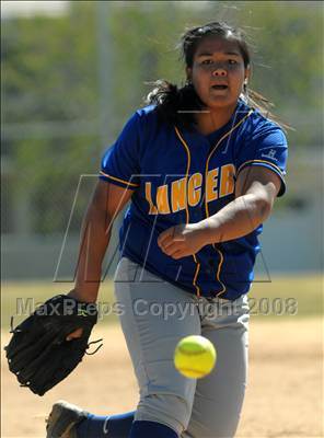 Thumbnail 2 in Mater Dei vs. Bishop Amat (Santiago Spring Fling) photogallery.