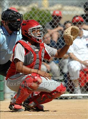Thumbnail 2 in Mater Dei vs. Bishop Amat (Santiago Spring Fling) photogallery.