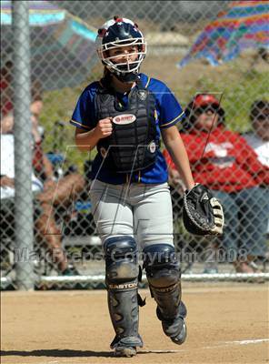 Thumbnail 3 in Mater Dei vs. Bishop Amat (Santiago Spring Fling) photogallery.