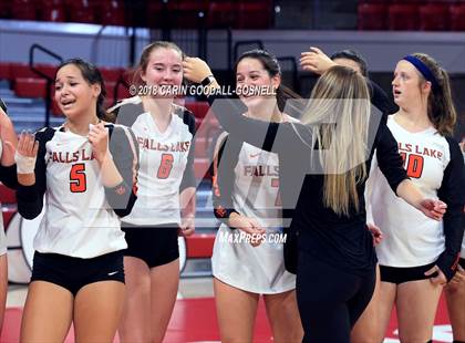 Thumbnail 2 in Falls Lake Academy vs. Polk County (NCHSAA 1A Final) photogallery.