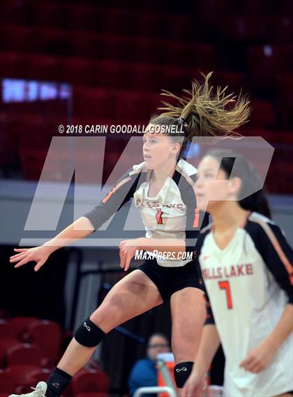 Thumbnail 3 in Falls Lake Academy vs. Polk County (NCHSAA 1A Final) photogallery.