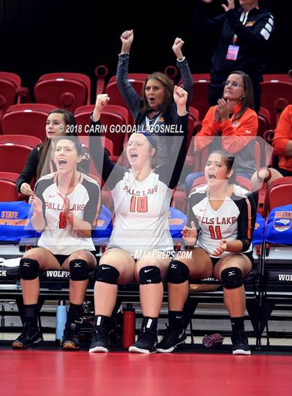 Thumbnail 2 in Falls Lake Academy vs. Polk County (NCHSAA 1A Final) photogallery.